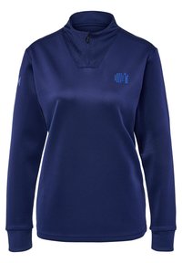 Hummel COURT HALF ZIP L S  - Strickpullover - marine