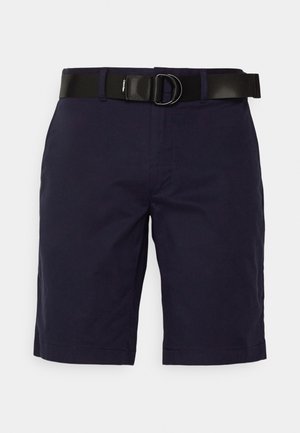 Calvin Klein MODERN SLIM BELT - Shorts - night sky