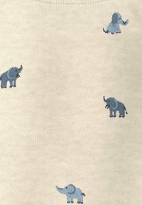 s.Oliver MIT GESTICKTEM MUSTER - Trui - helles beige