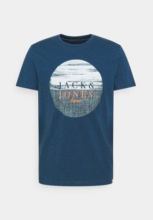 Jack & Jones Print T-shirt - dark blue