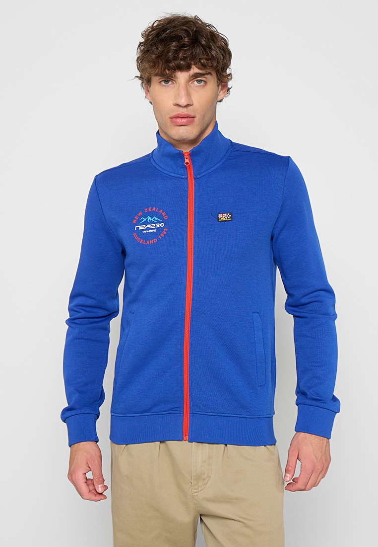 NZA New Zealand Auckland Sweater met rits blauw NZA New Zealand Auckland Sweater met rits blauw