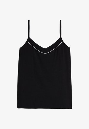 Intimissimi, SLIM STRAPS - Pyjamashirt - black