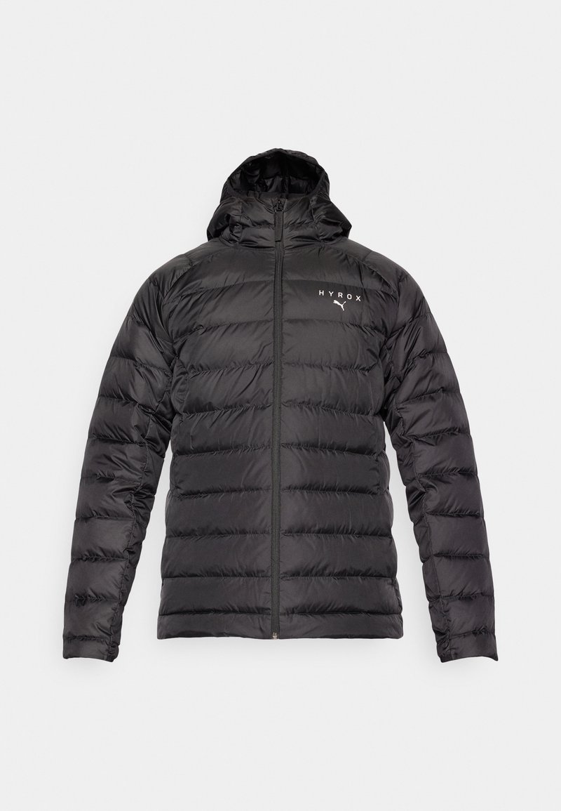 Puma HYROX HOODED JACKET - Down jacket - black - Zalando