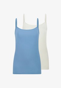 Unausgewählt, blau creme