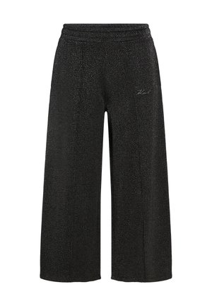 KARL LAGERFELD LUREX CULOTTES - Pantalones - silver lurex