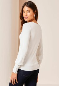 Lipsy PETITE REGULAR FIT - Džemper - ivory white