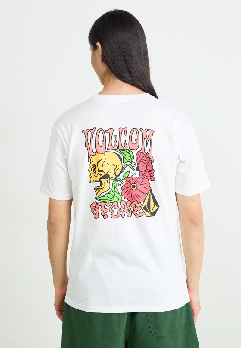 Volcom - TOOFLOW  - Print T-shirt - white, Enlarge
