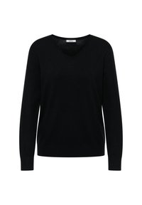 KUSCHELIGER - Stickad tröja - schwarz