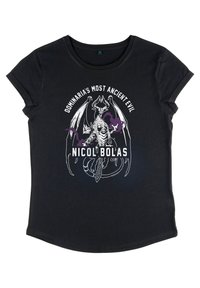 Henry Tiger MAGIC: THE GATHERING EVIL NICOL - Triko s potiskem - black
