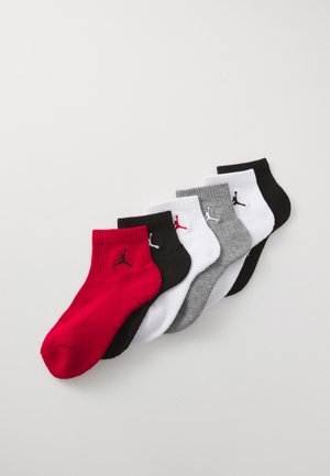 EVERYDAY ESSENTIALS ANKLE UNISEX 6 PACK - Čarape - gym red/black