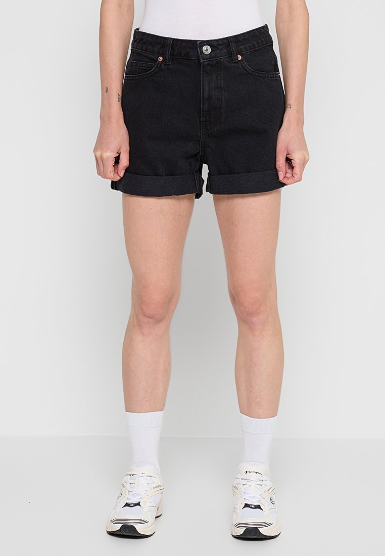 Mango Jeansshort zwart