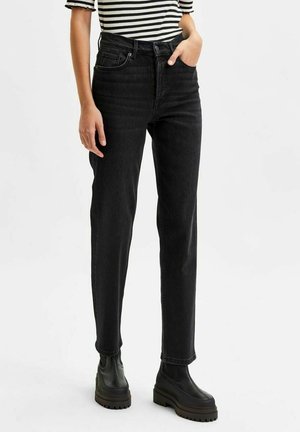 Jean droit - black denim