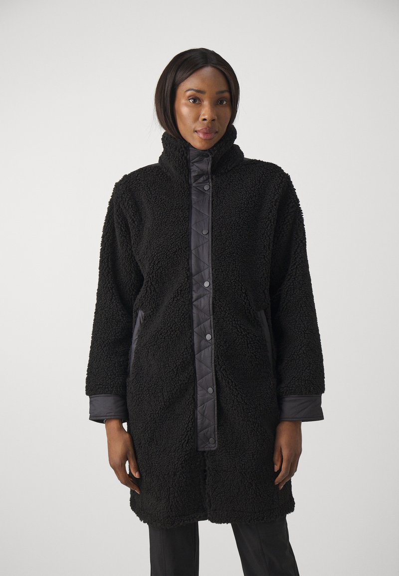 Athleta COZY HYBRID COAT Wintermantel black/schwarz Zalando.de