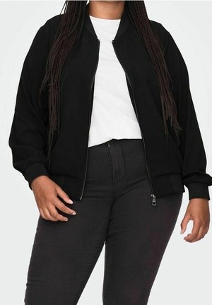 Mikina na zip - black