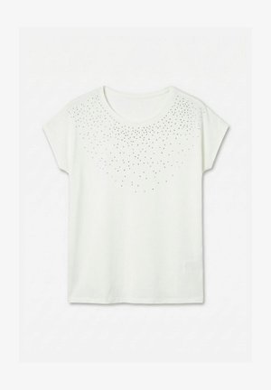 Vero Moda, TOP VMAVA T-SHIRT - T-shirt imprimé - snow white