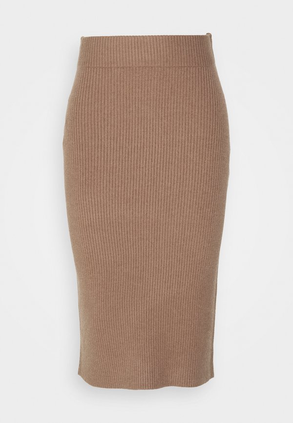VIRIL NOOS - Pencil skirt - walnut3