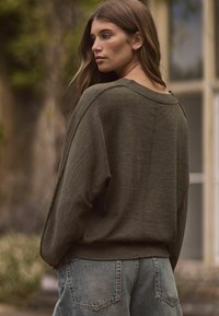 Next Kardigán - khaki green