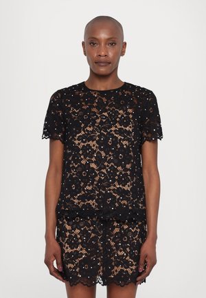 T-shirts med print - black