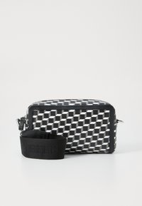 CUBE BOX - Sac bandoulière - black/white