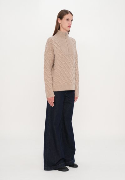 CLOSED TROYER LONGSLEEVE - Pulóver - clay beige