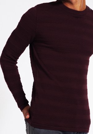 Jersey de punto - dark red
