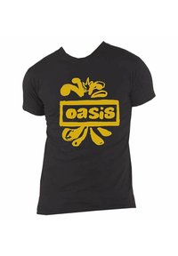 Paradiso Clothing DRAWN BAND LOGO - Print T-shirt - black