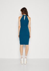 WAL G. HALTER NECK MIDI DRESS - Kasdienė suknelė - dark teal blue