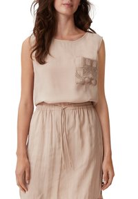 comma casual identity Blouse - sandfarben