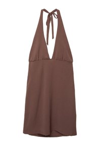 OPEN BACK - Vestito casual - brown