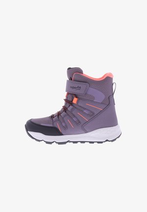 Superfit FREE RIDE - Lace-up ankle boots - lila orange