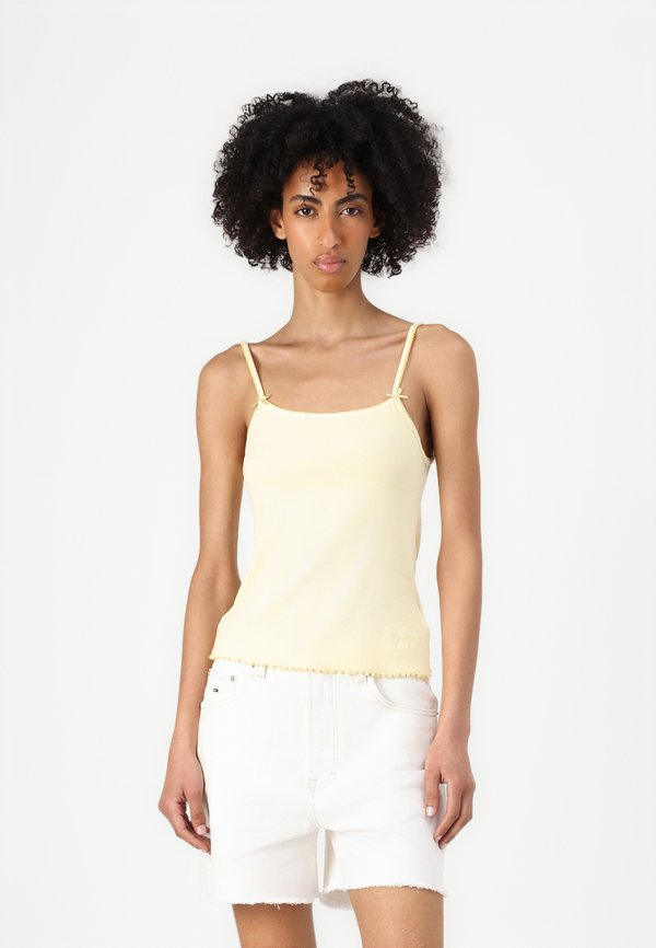 SLIM STRAP - Top - custard cream