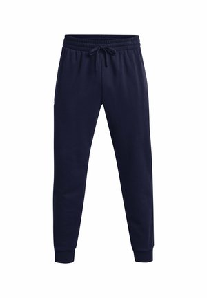 Under Armour RIVAL FLEECE - Tracksuit bottoms - midnight navy