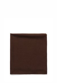 Masă placă de culoare maro, cu o textură netedă, formă rectangulară și margini curate. Materialul pare durabil, având un model subtil de țesătură.