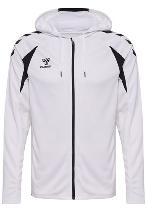 CORE 2.0 ZIP HOODIE - Sweatjakke - white black