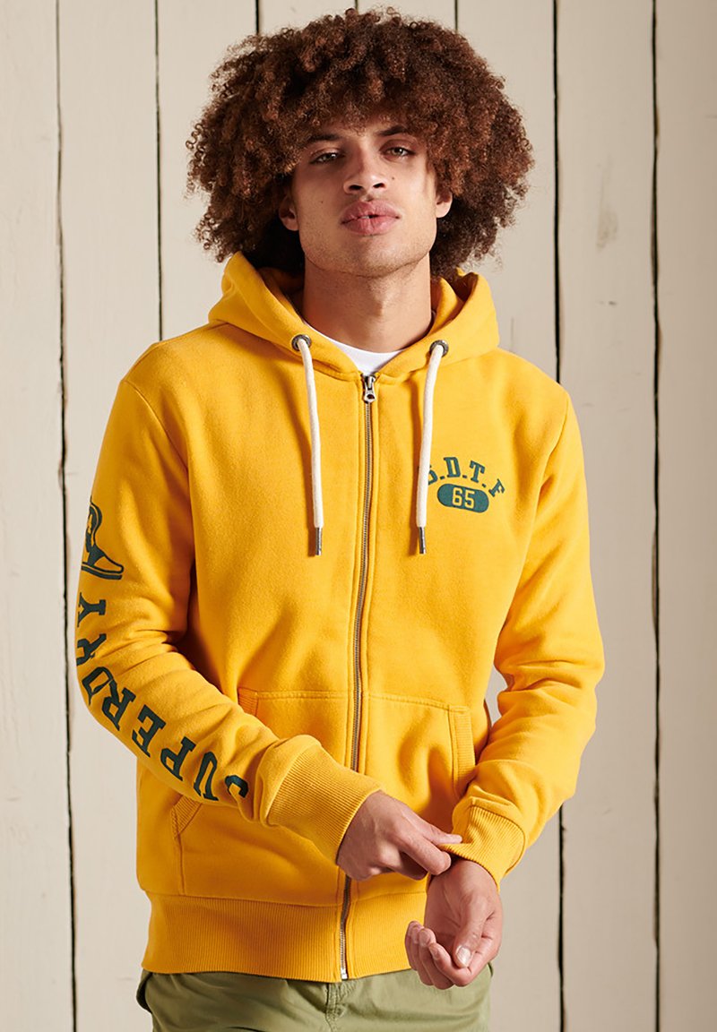 Herren Kapuzenpullover | Superdry TRACK & FIELD Sweatjacke turmeric marl/gelb - WA40886 Herren Kapuzenpullover | Superdry TRACK & FIELD Sweatjacke turmeric marl/gelb - WA40886