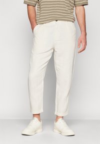 Selected Homme - SLH180-RELAXED CROP RON PANT - Stoffhose - oatmeal/egret Thumbnail-Bild 1