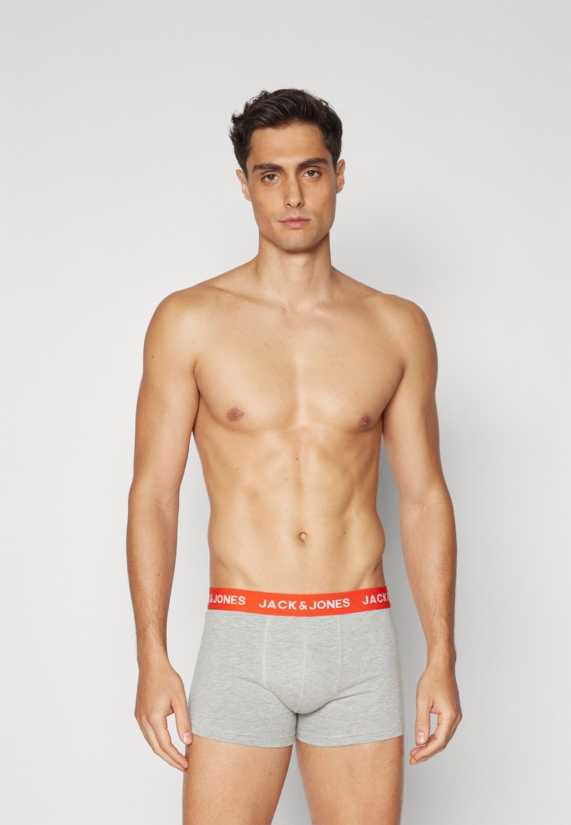 Jack & Jones JACSOLID TRUNKS 12 PACK - Boxerbriefs - light grey melange
