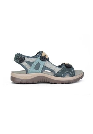 Sandalias de senderismo - gris antracita  azul