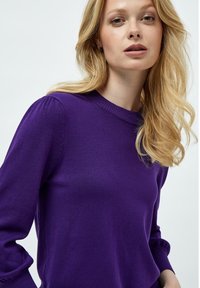Minus MIMERSIN KNIT TEE - Pullover - violet indigo