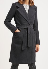ONLY Cappotto classico - mottled dark grey