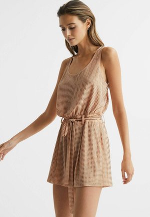 REGULAR FIT-SERENA EMBELLISHED SLEEVELESS - Buksedragter - nude
