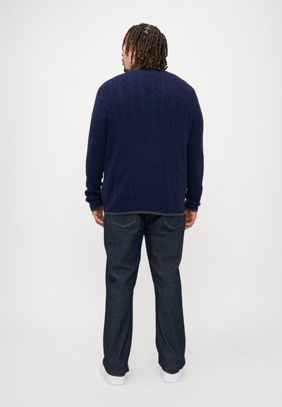 Polo Ralph Lauren Big & Tall LONG SLEEVE CARDIGAN - Kardiganas - navy