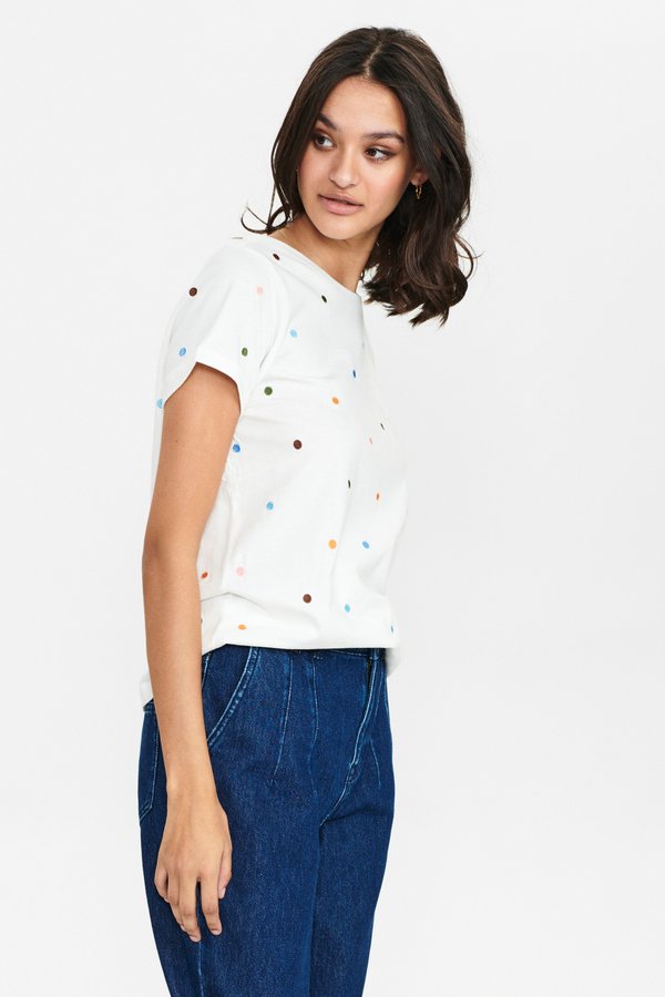 NUBRENNAN - T-Shirt print - pristine