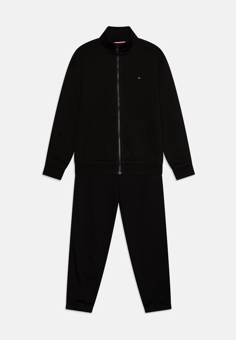 Tommy Hilfiger TIMELESS ZIP UNISEX SET - Tracksuit - black
