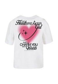 Mister Tee Triko s potiskem - white