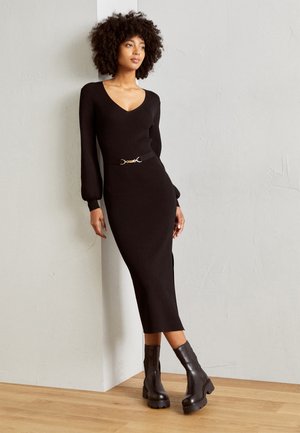 Strickkleid - noir