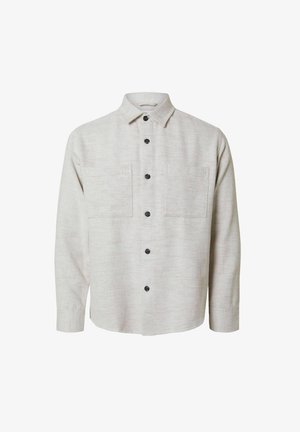 Selected Homme REGULAR FIT - Marškiniai - oatmeal