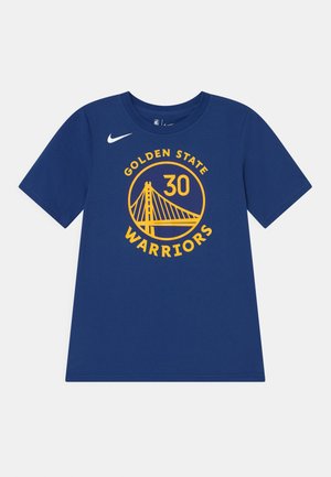 NBA GOLDEN STATE WARRIORS CURRY STEPHEN BOYS ICON TEE - Klubové oblečení - rush blue