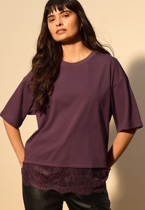 Next, T-shirt con stampa - burgundy red