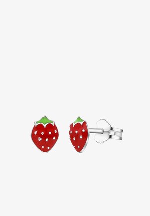 Lucardi AARDBEI - Boucles d'oreilles - silver-coloured